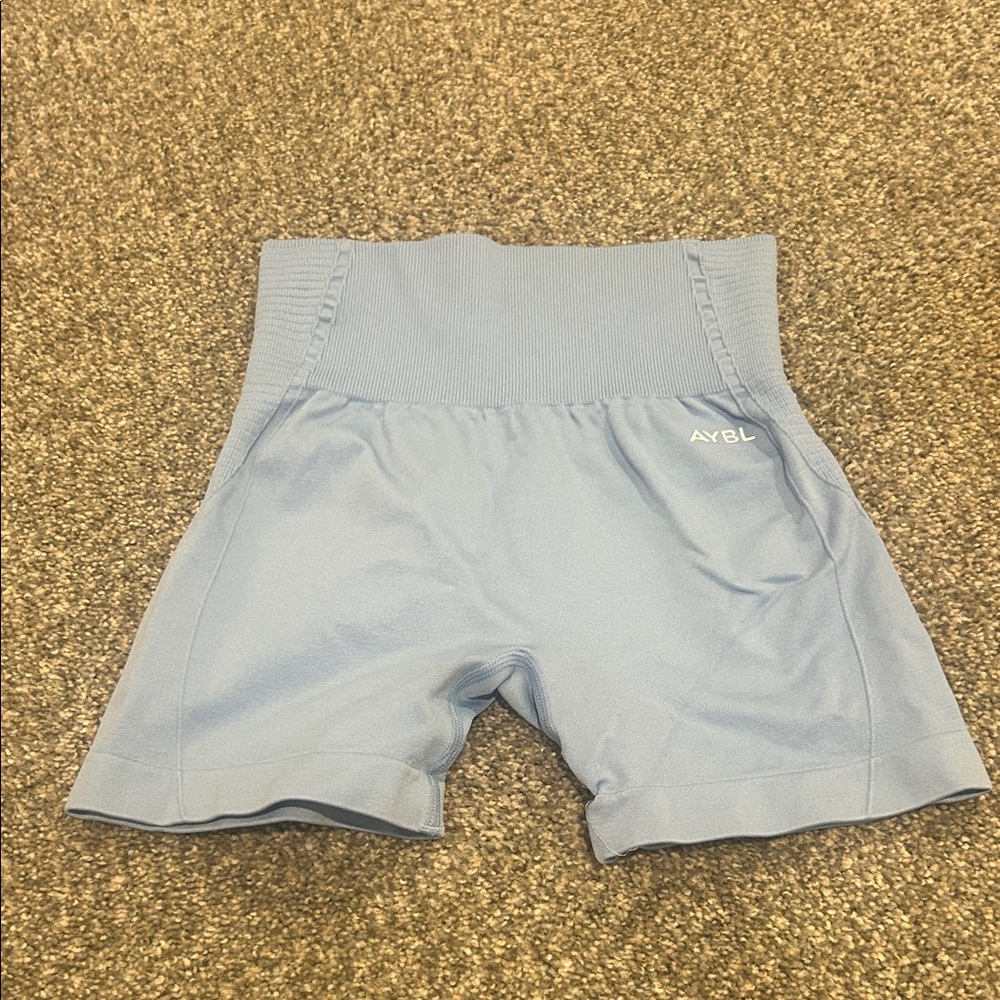 AYBL Women's Light Blue Workout Shorts